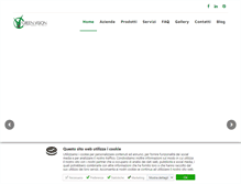 Tablet Screenshot of green-vision.it